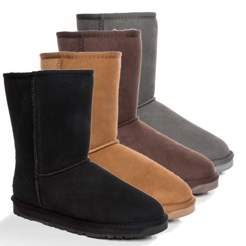 UGG OZWEAR 3rd Gen Mens Classic 3/4 Short Boots Premium Sheepskin Water Resistant