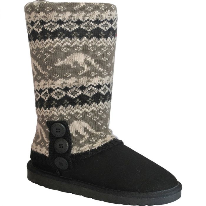 UGG OZWEAR Cardy Socks - Moss Black Print