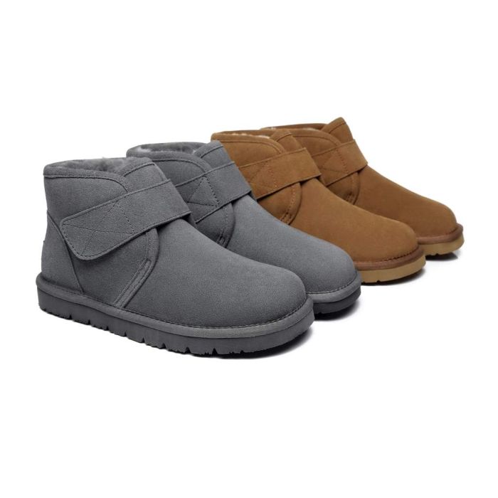 AS Unisex Sheepskin Ankle Ugg Boots Dylan