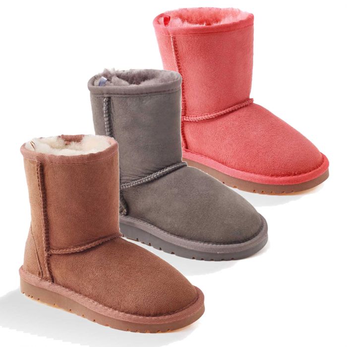 UGG OZWEAR Kids Ugg Boots Water Resistant Premium Double Face Sheepskin
